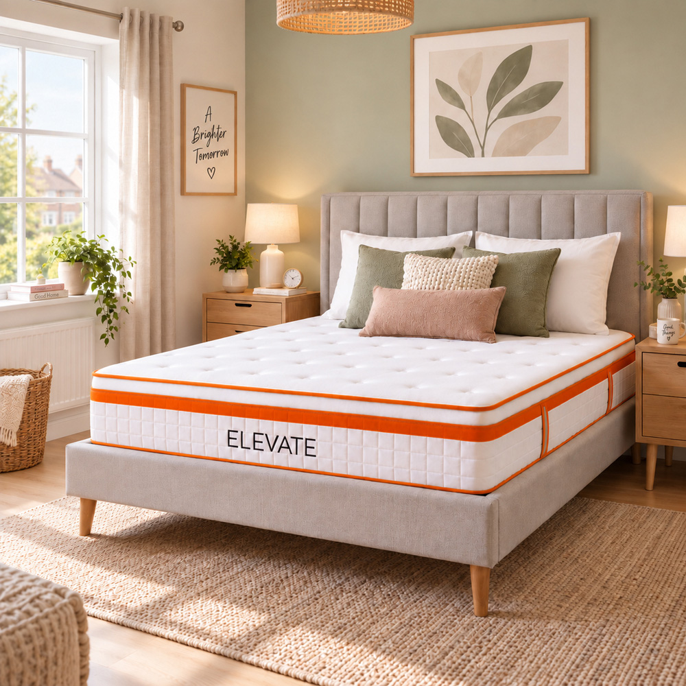 The Sleep People King Size 1000 Pocket Spring and Memory Foam Mattress 10 inch Image 2