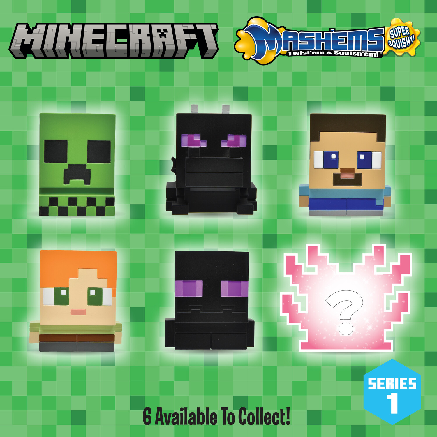 Mash'ems Minecraft Squishy Collectable Image 4