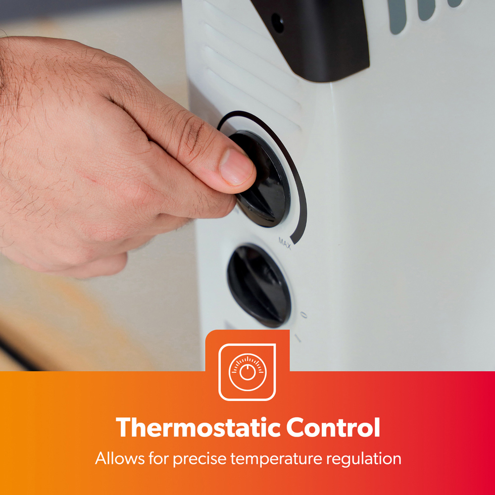 Geepas Electric Convector Heater 2000W 530 x 200 x 350mm Image 4