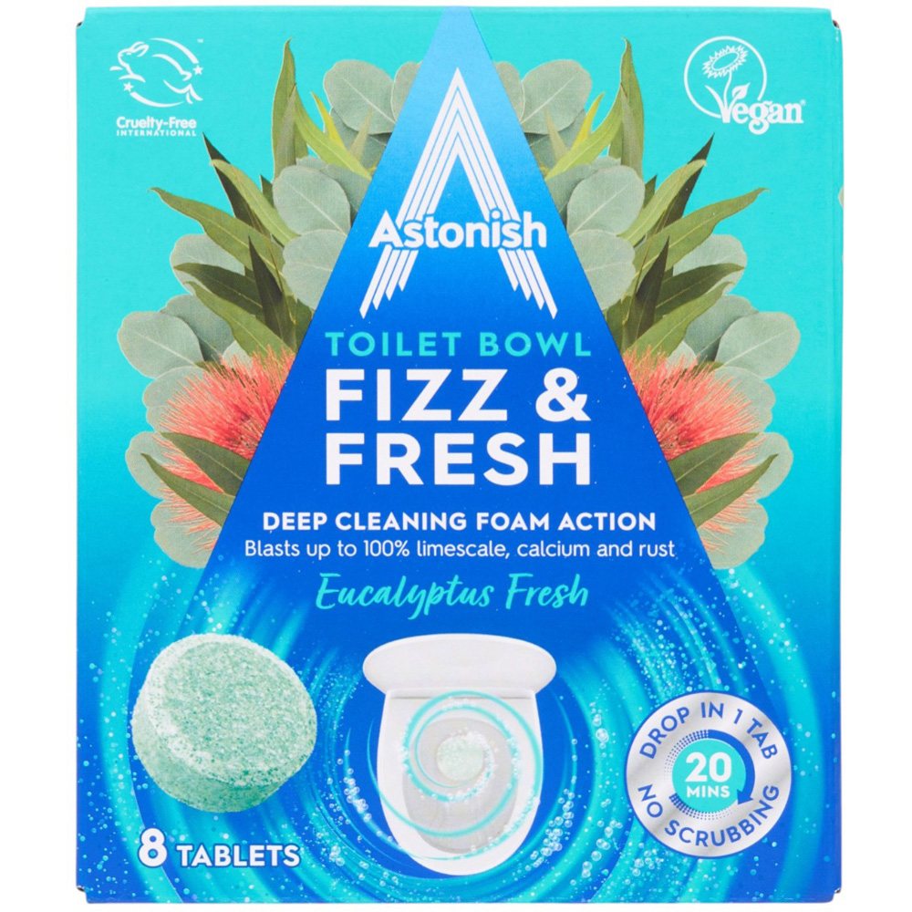 Astonish Eucalyptus Fresh Toilet Cleaner Tablet 8 Pack Image 2