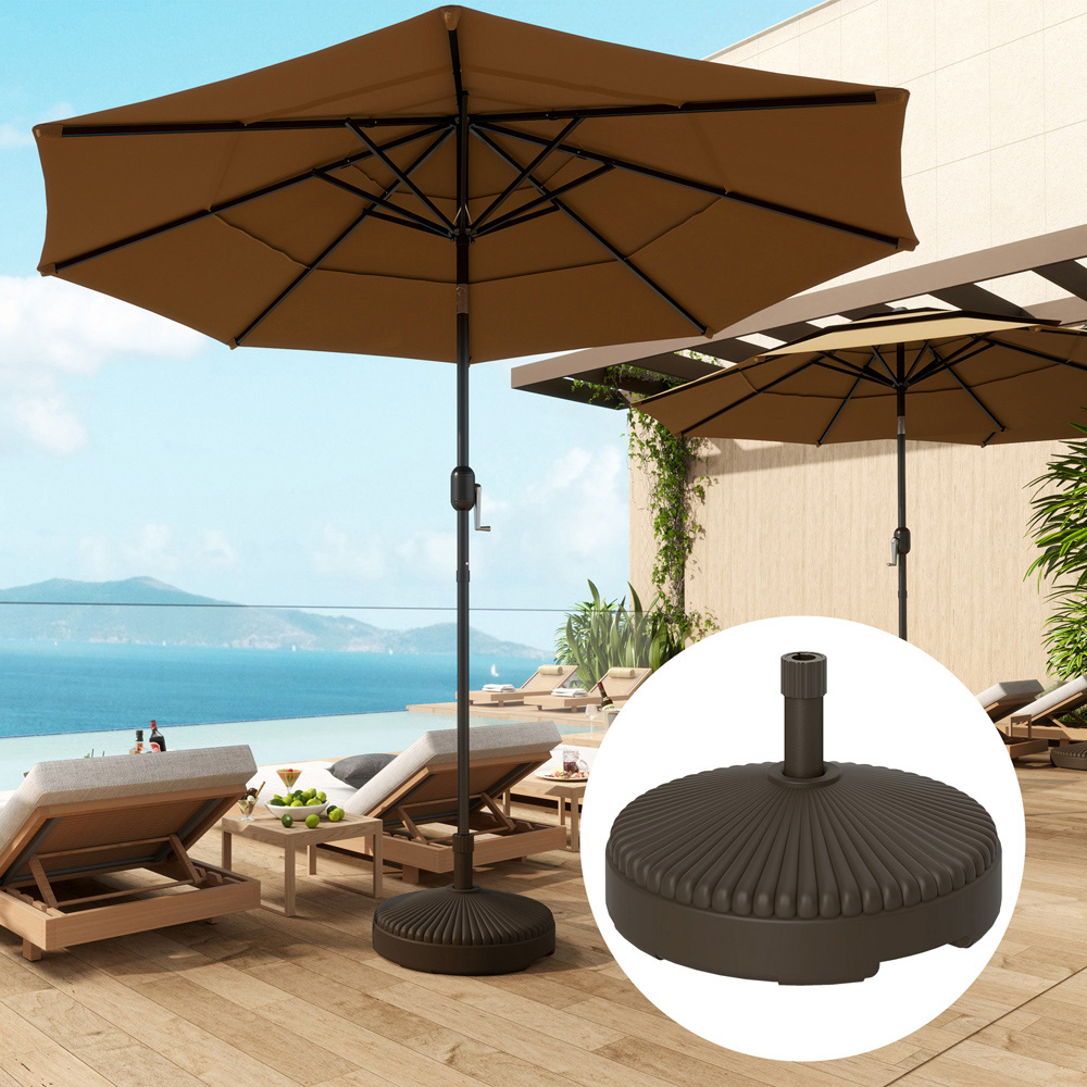 Outsunny Brown Fillable Parasol Base Image 2