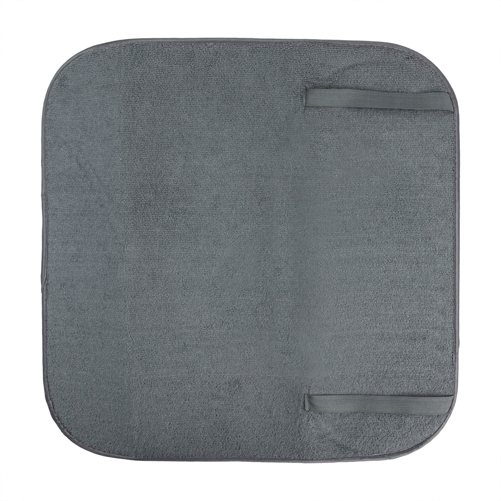 JVL Kitchen Sesha Dish Microfibre Drying Mat with Rack Image 3