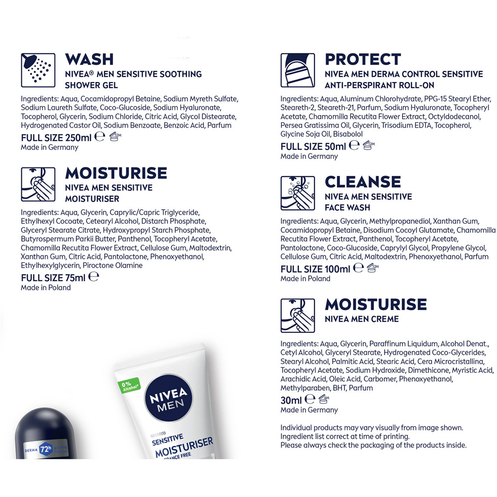 Nivea Men Time To Protect Gift Set Image 3
