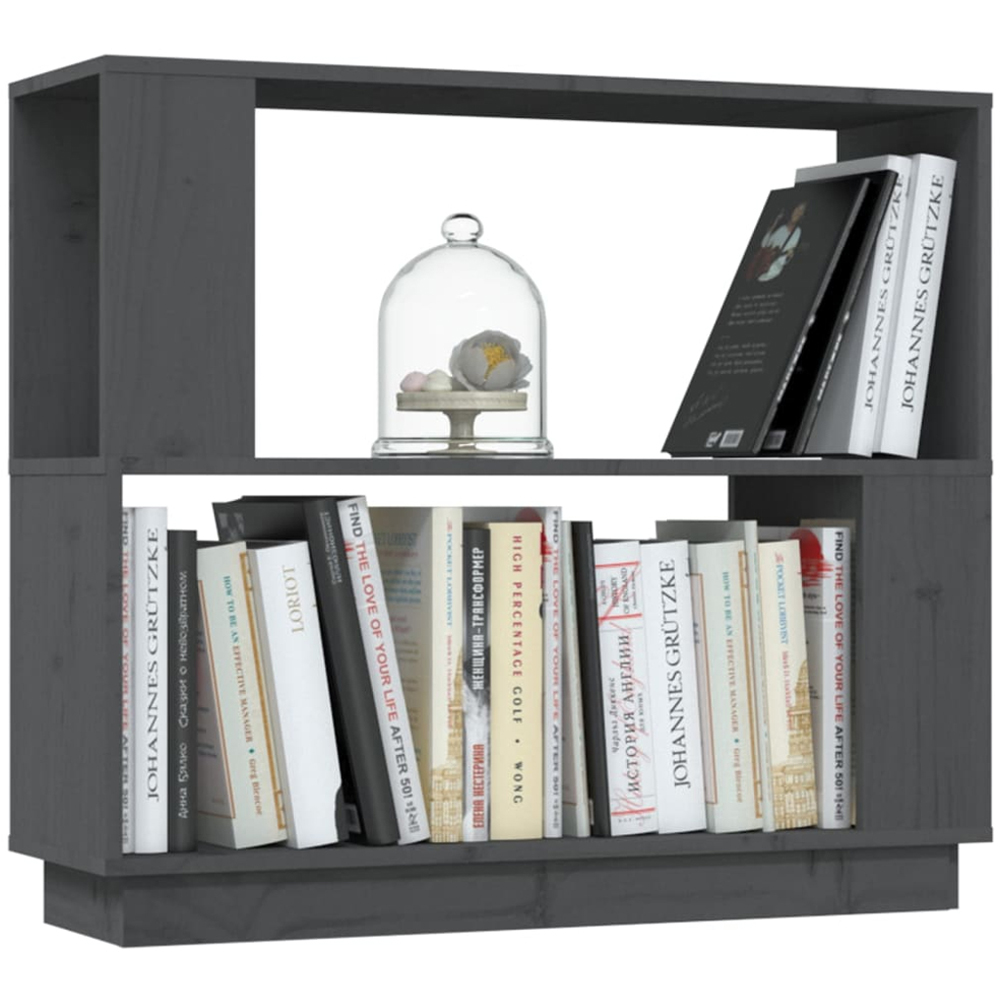 vidaXL 3 Shelf Honey Brown Bookcase Image 4