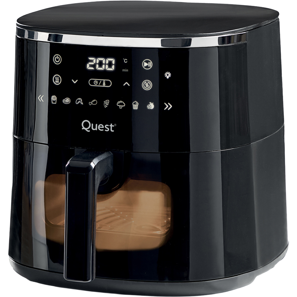 Quest 33860 Black 6L Digital Air Fryer Image 1