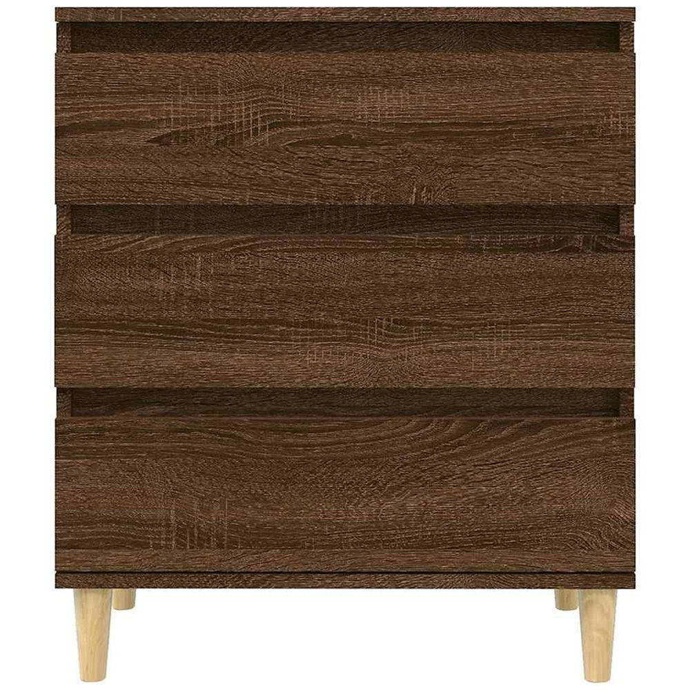 vidaXL 3 Drawer Brown Oak Sideboard Image 5