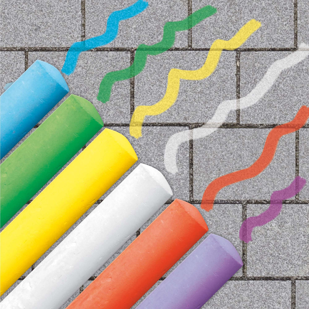 SES Creative Playground Chalk 6 Pack Image 3