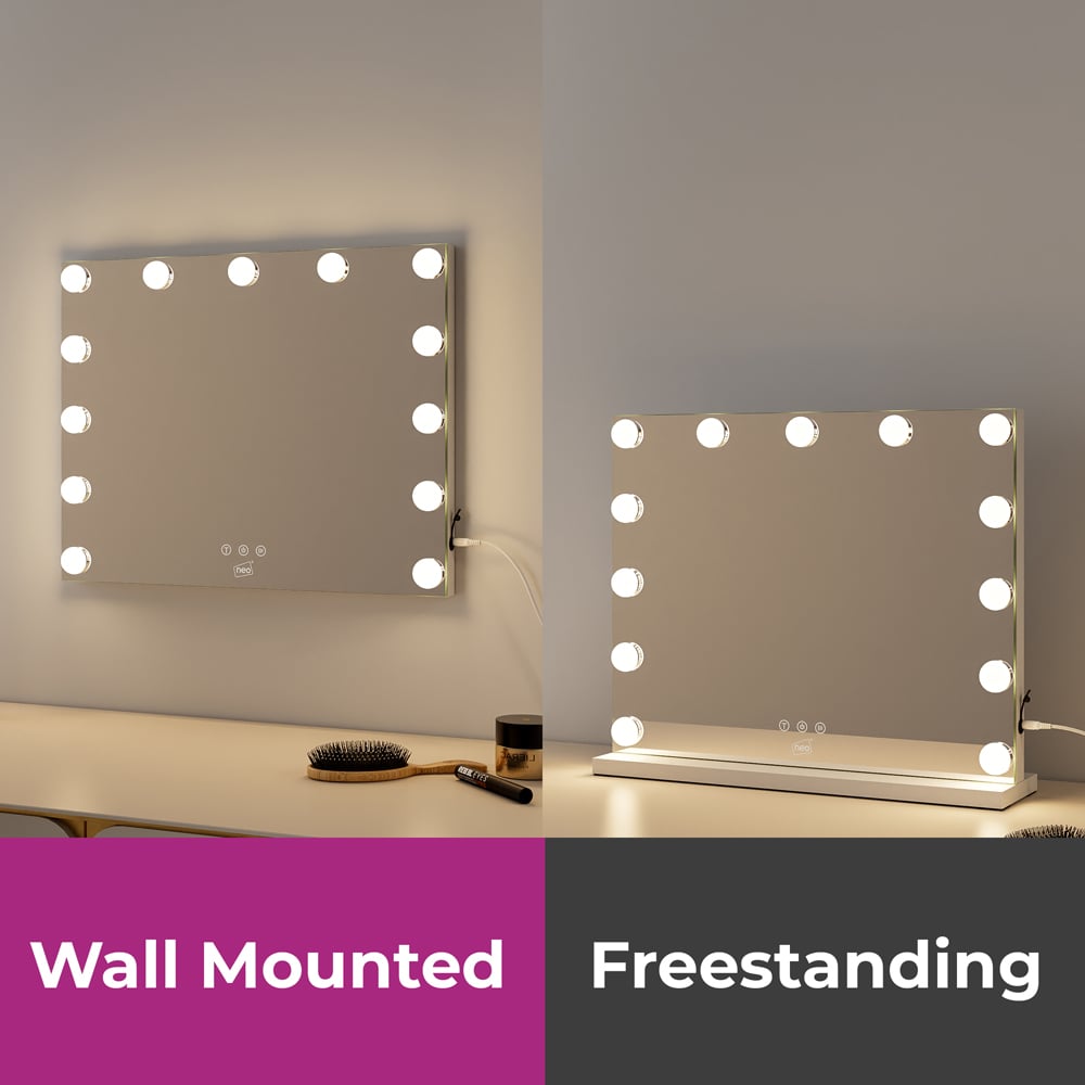 Marco Paul Neo LED Wall Mounted Hollywood Vanity Touch Mirror Image 7
