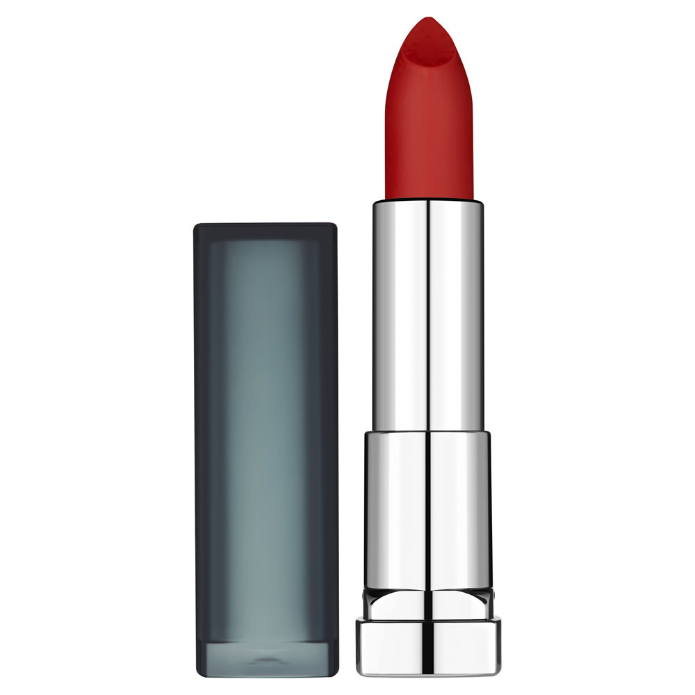 Maybelline Color Sensational Matte Lipstick Siren In Scarlet 965 Image