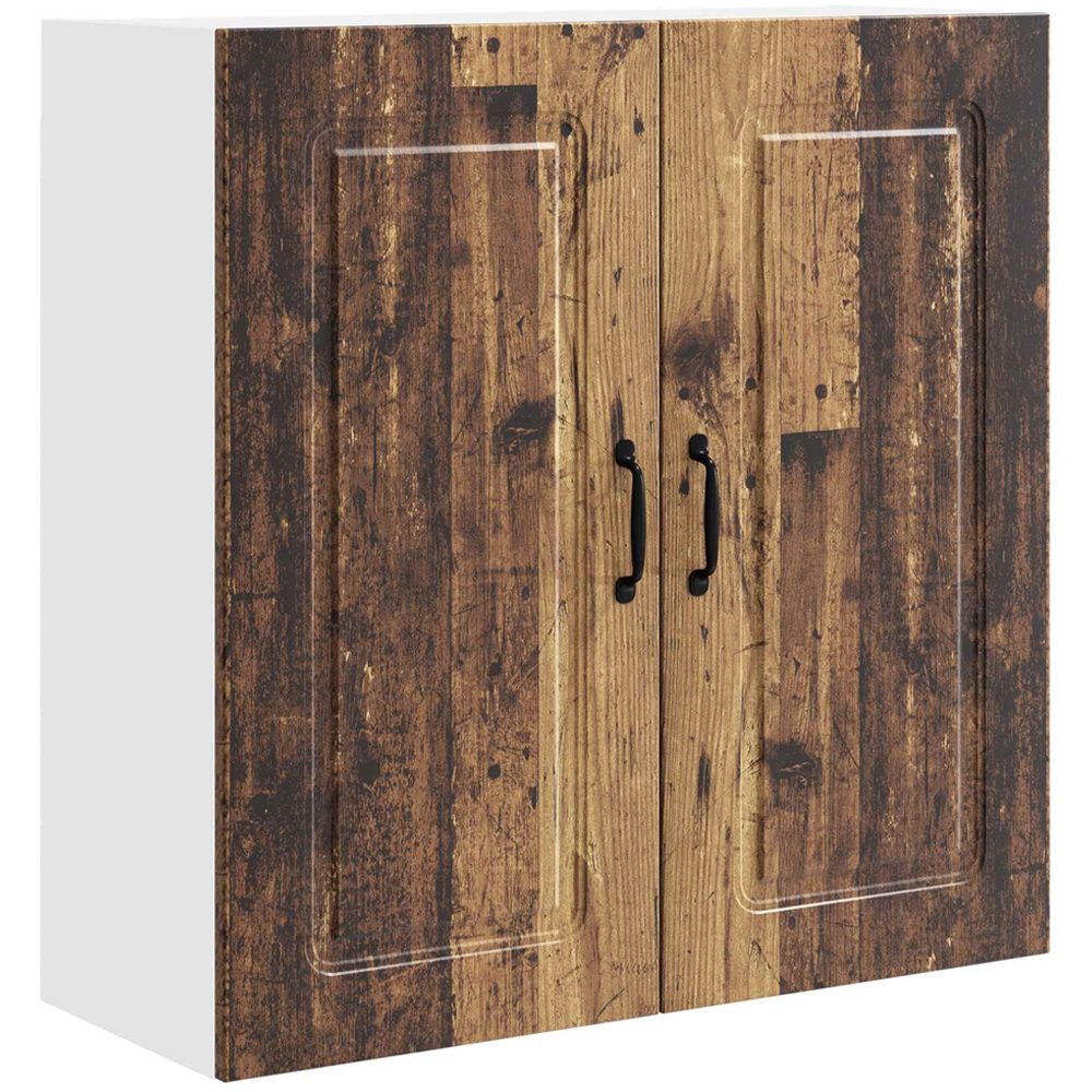 vidaXL 2 Door Old Wood Kitchen Wall Cabinet Image 2