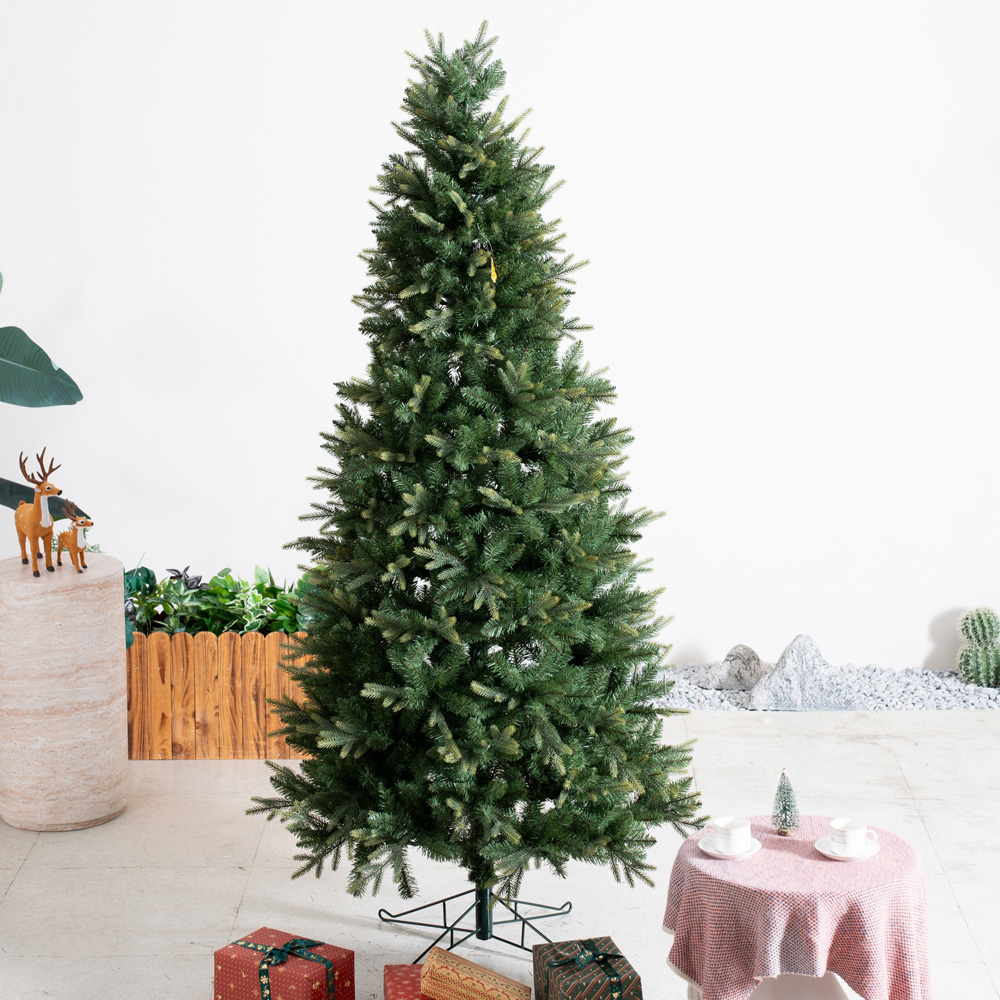 Abrihome Slim Artificial Christmas Tree with 1894 Mixed Tips 8.5ft Image 2