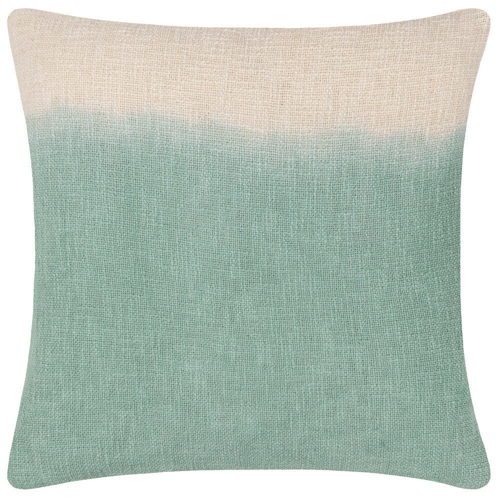 furn. Mizu Eucalyptus Dip Dye Square Cushion Image 1