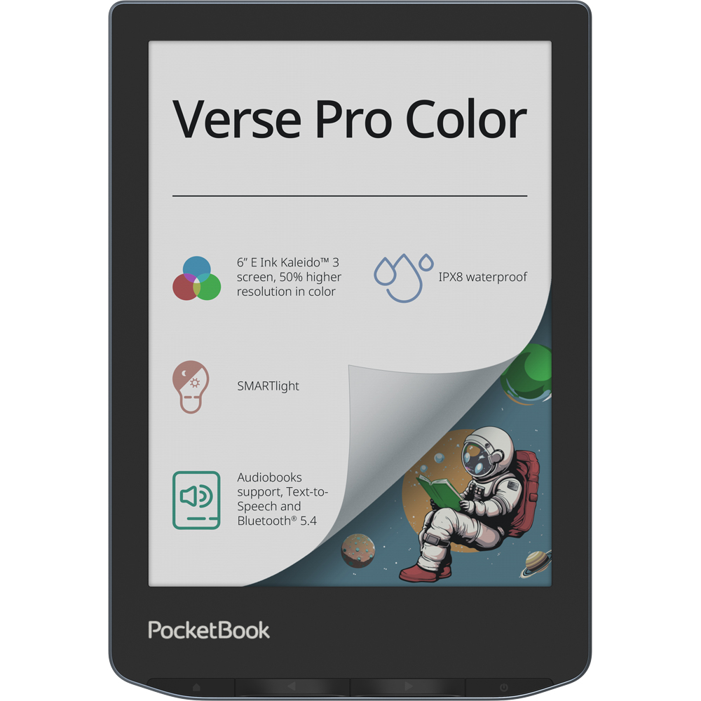 PocketBook Verse Pro Color E-Reader with Audiobook Support 6 inch Image 3