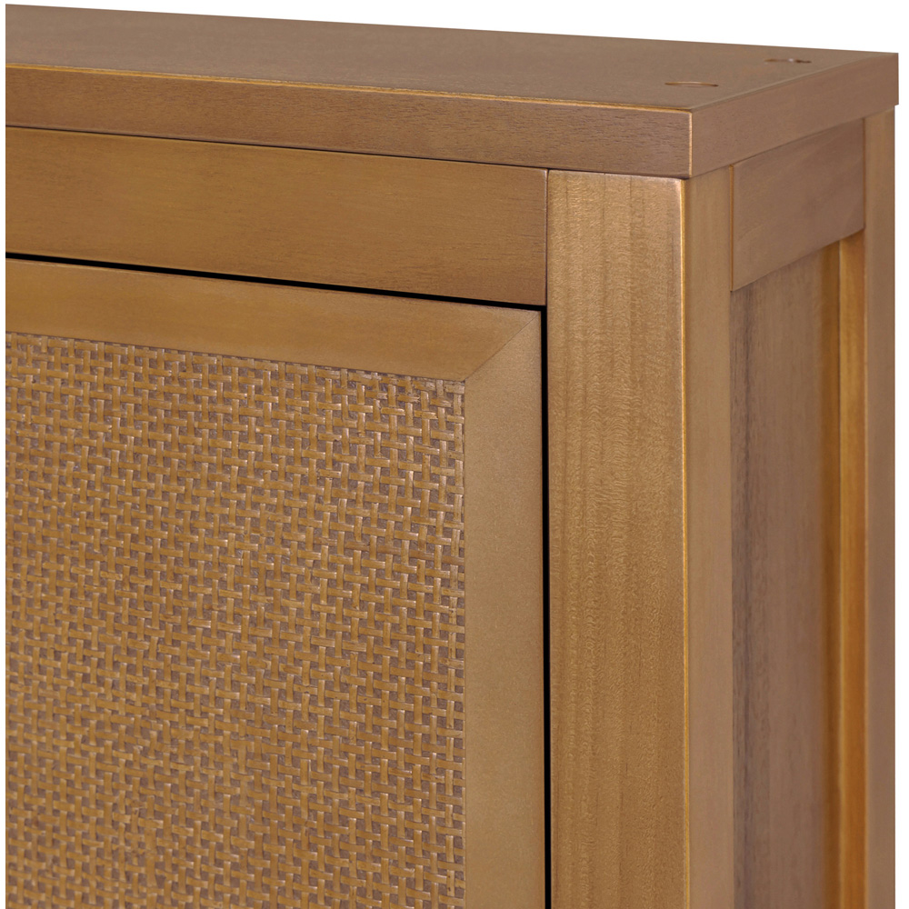 Teamson Home Hatteras 2 Door Natural Wall Cabinet Image 5
