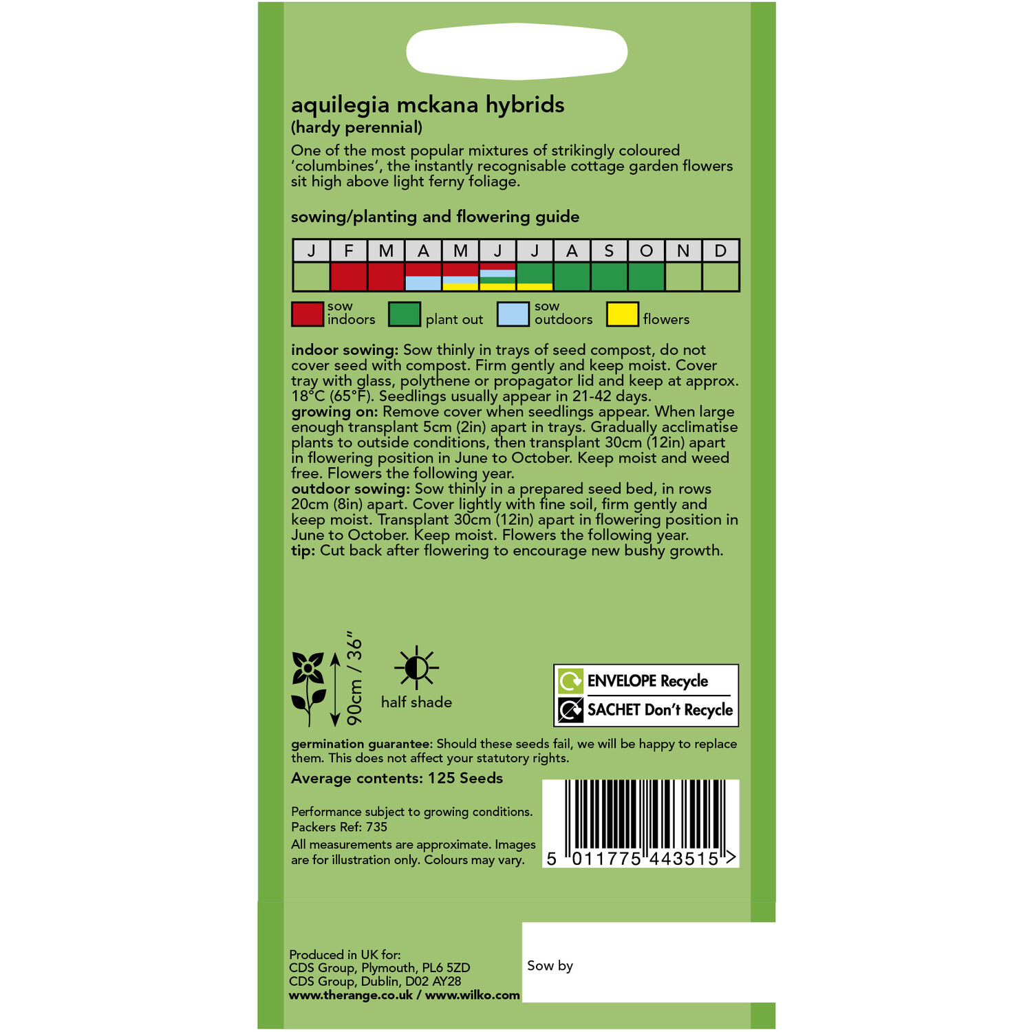 Wilko Aquilegia McKana Hybrids Seeds Image 2