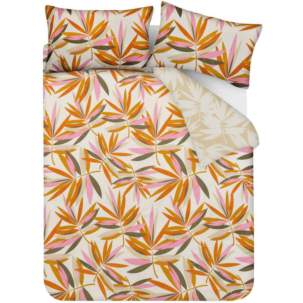 Smart Living Single Bright Leaves Reversible Duvet Set Image 7