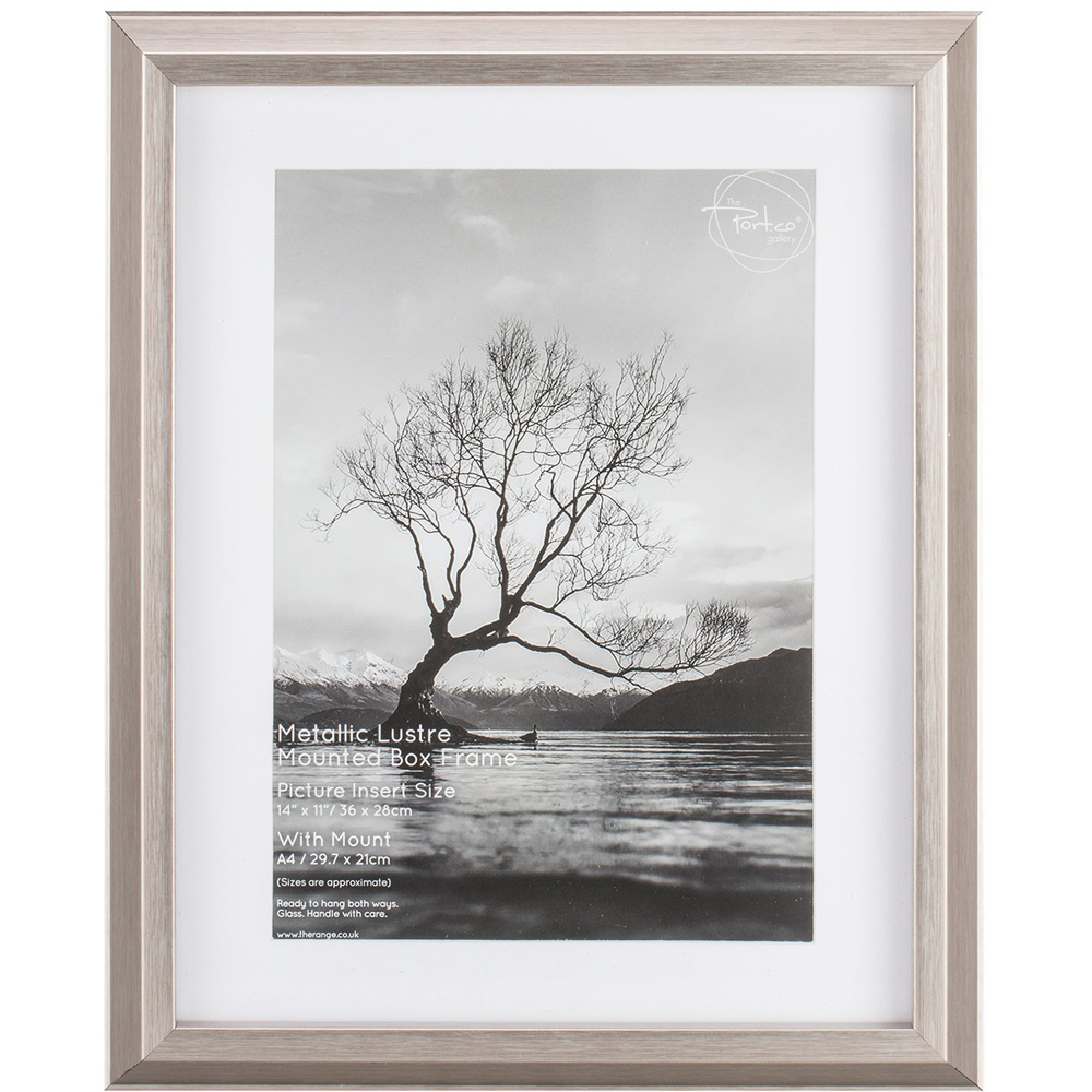The Port. Co Gallery Metallic Lustre Mounted Box Photo Frame A4 Image