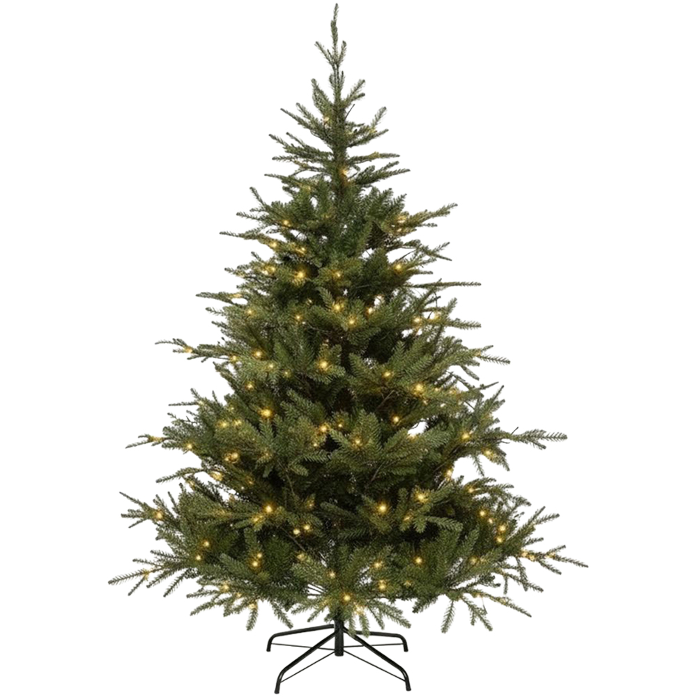 The Christmas Centre Highclere Pre-Lit Green Artificial Xmas Tree 9ft Image 1