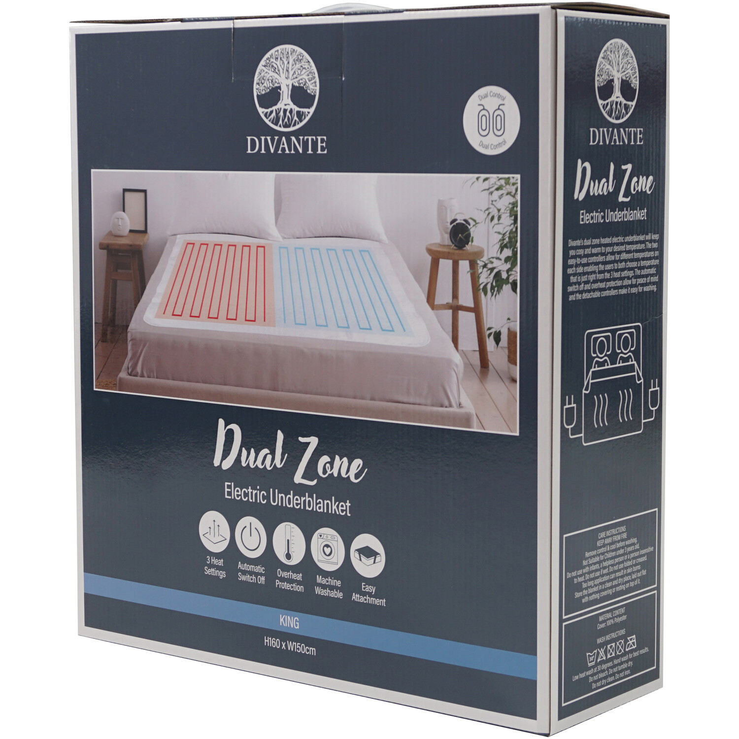 Dual Zone Electric Under Blanket King Image 8