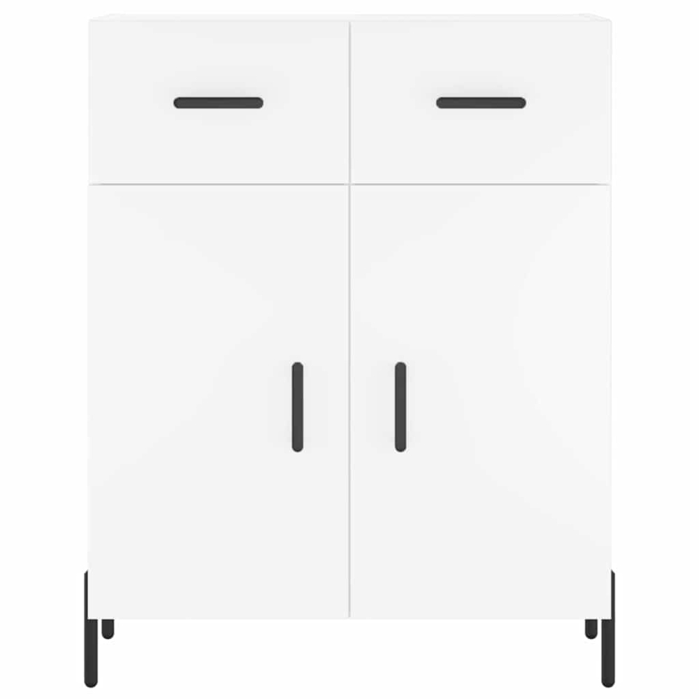 vidaXL 4 Door 2 Drawer White Highboard Image 8