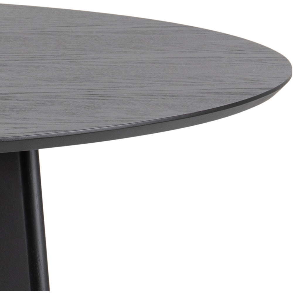 Florence Roxby Round Dining Table Black Image 4