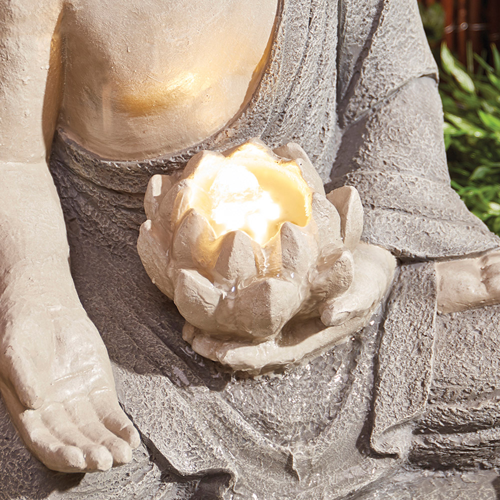 Garden Gear Lotus Buddha Water Feature Image 6