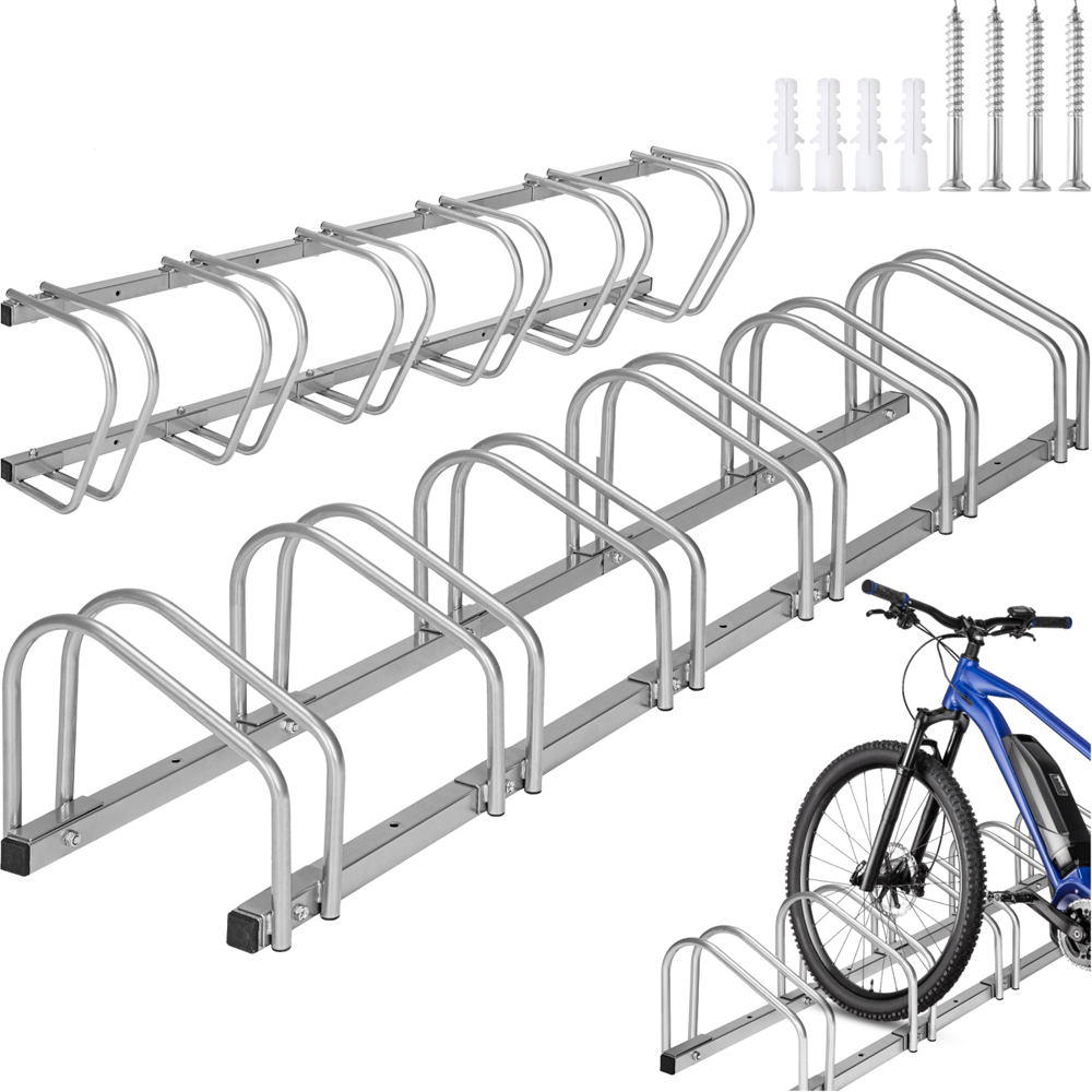 tectake Parkley Coated Steel 6 Bike Bicycle Rack Image 3