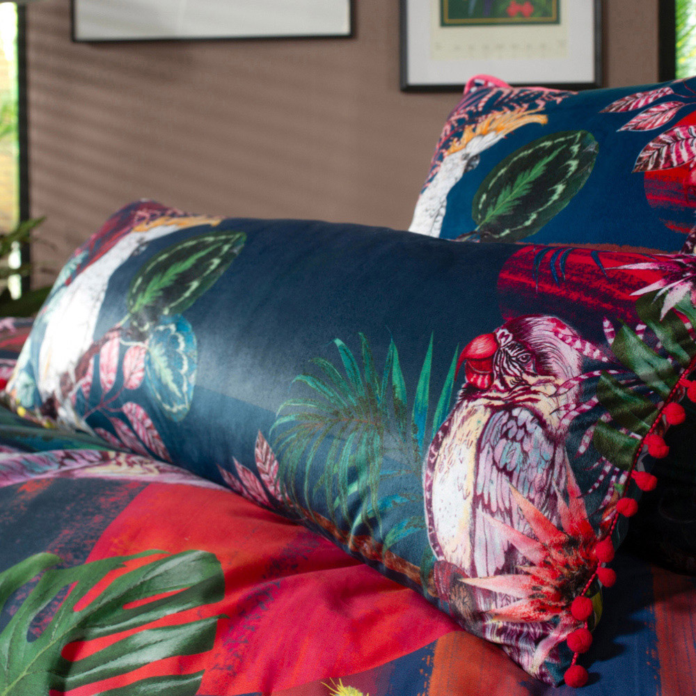 Kirsty Norris The Parrot and The Cockatoo Cushion 30 x 80cm Image
