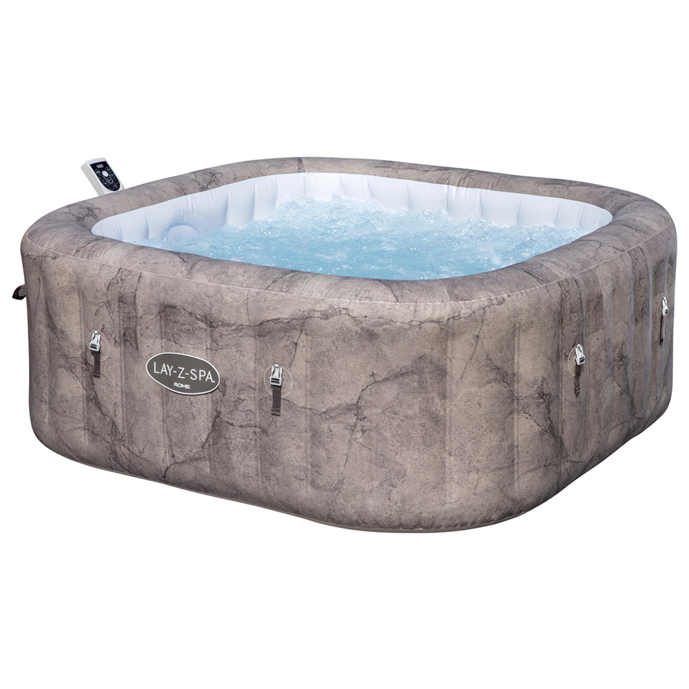 Lay-Z-Spa Rome AirJet 6 Person Inflatable Hot Tub 71 x 180cm Image 1