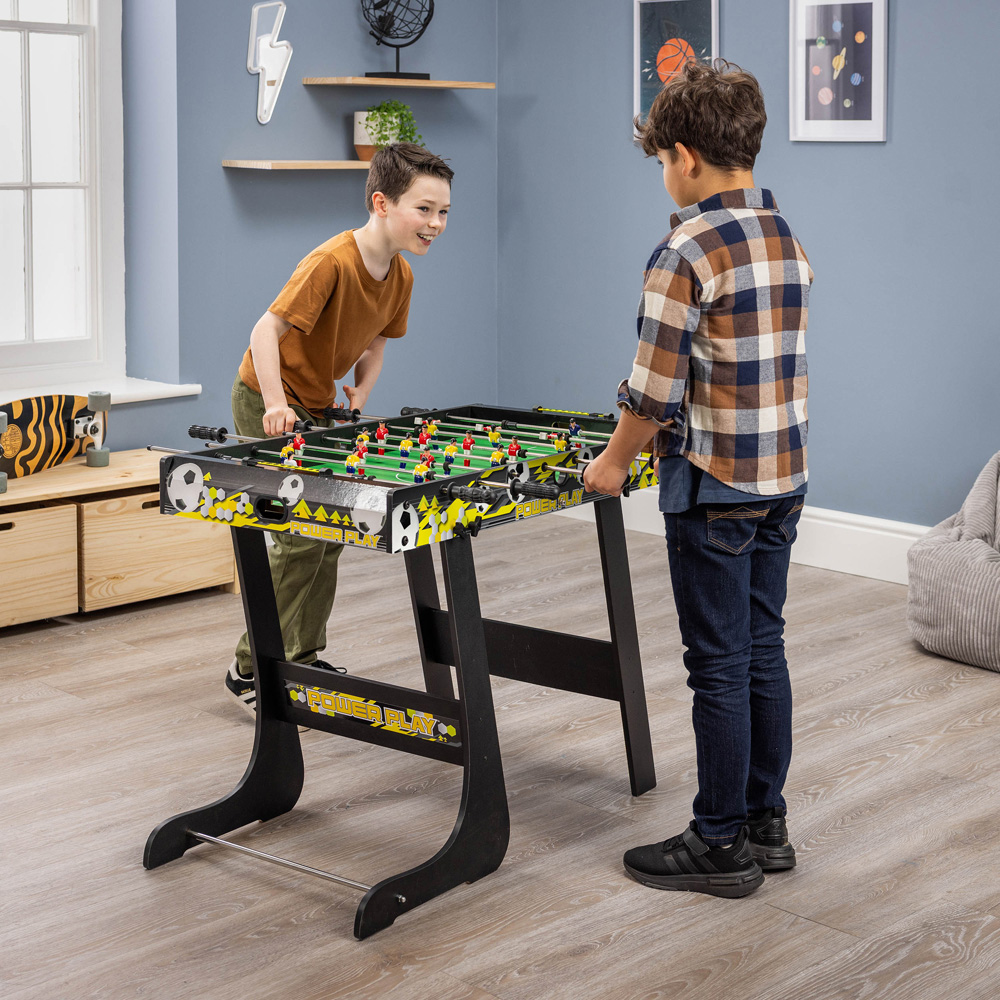 Toyrific Black Folding Football Table Family Game 3ft Image 7