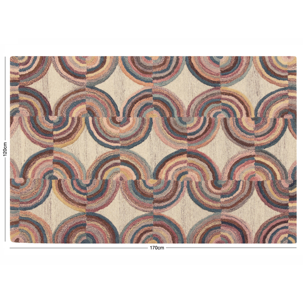Esselle Home Radiant Isabella Multicoloured Rug 120 x 170cm Image 7