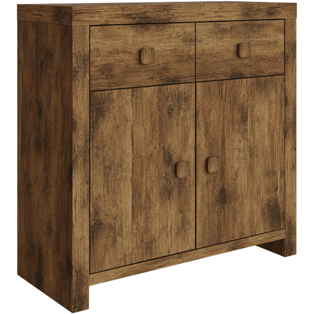 GFW Jakarta 2 Door 2 Drawer Mango Yellow Compact Sideboard Image 2