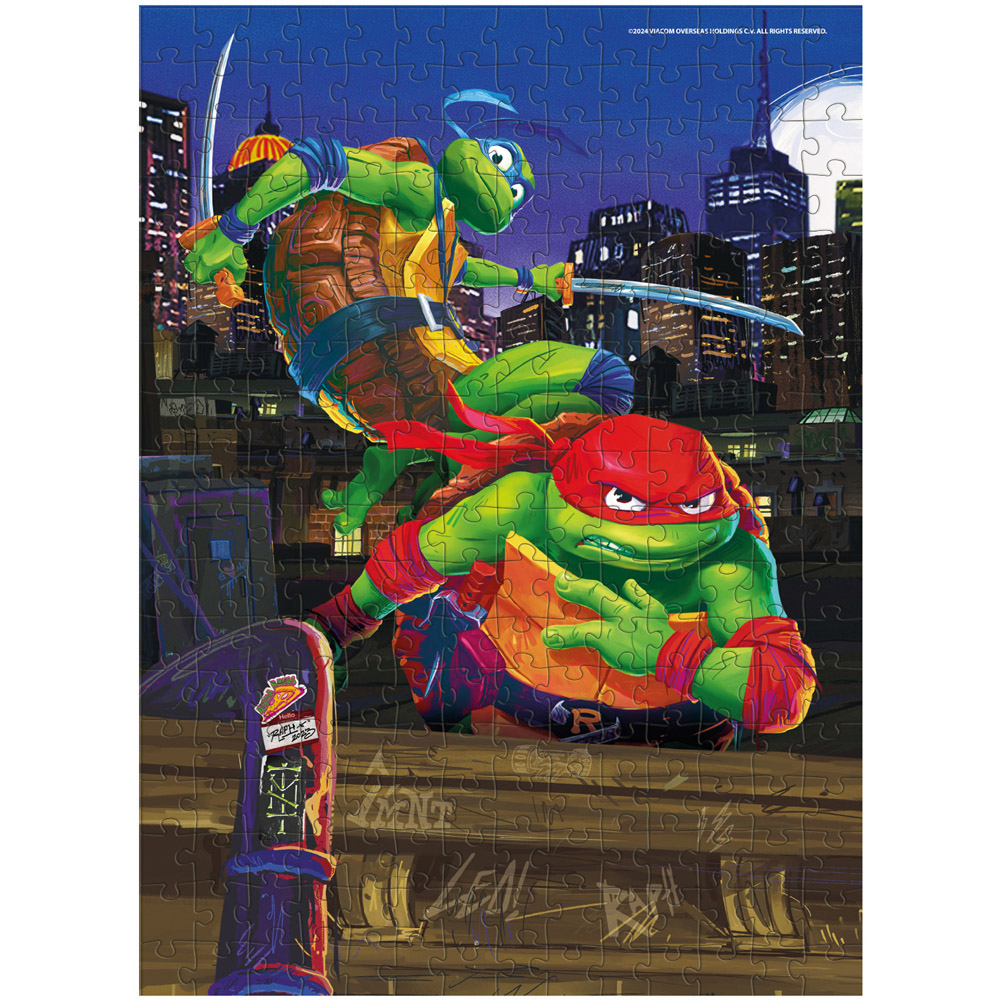 Dodo Small TMNT Leonardo and Raphael 250 Piece Puzzle Image 3