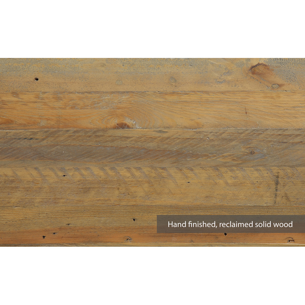 Baumhaus Urban Elegance 4 Shelf Reclaimed Wood Shoe Cabinet Image 6