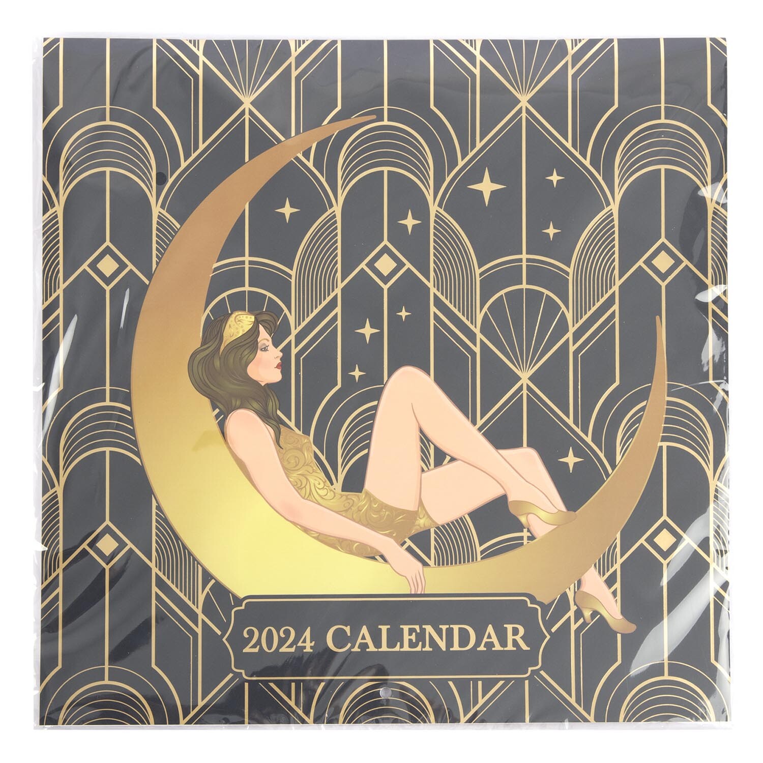 Art Deco Square Calendar 2024 Image 1
