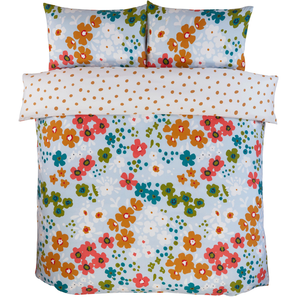 Rapport Home Single Betty Floral Polyester Reversible Duvet Cover Set Image 2