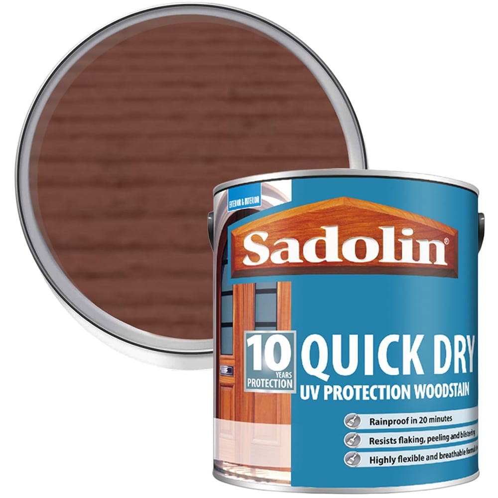 Sadolin Quick Dry 10 Year Teak Woodstain 2.5L Image 1