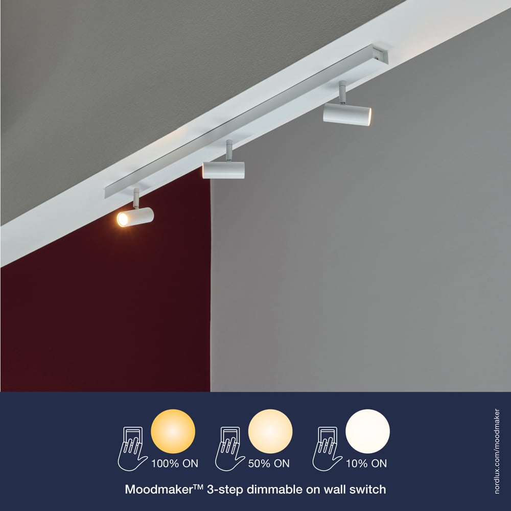 Nordlux Omari 3 Spot White Spot Light Image 4