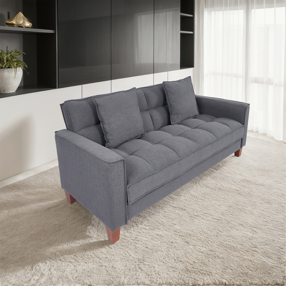 Furniture One 3 Seater Modern Sofa Image 8