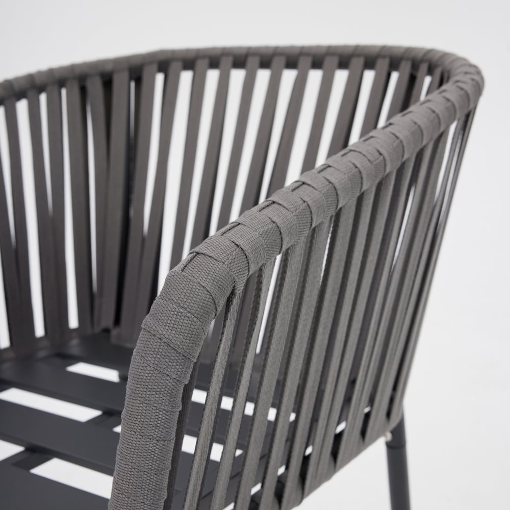 Home Detail Fiji 6 Seater Garden Dining Set Grey Image 5