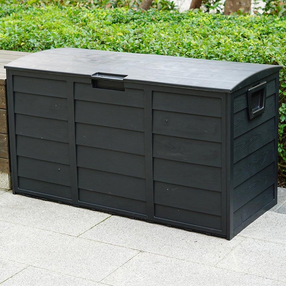 Gr8 Garden Black 300L Plastic Outdoor Storage Box Image 8