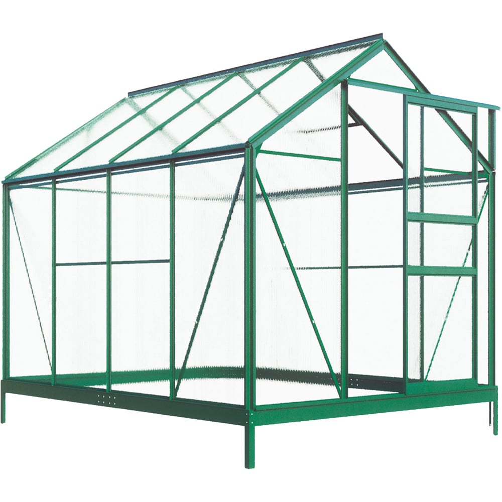 Garden Gear Grey 6.2 x 8.3ft Greenhouse Image 1