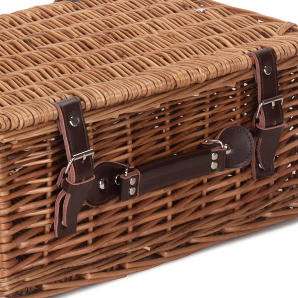 Red Hamper 40cm Double Steamed Picnic Basket Image 3