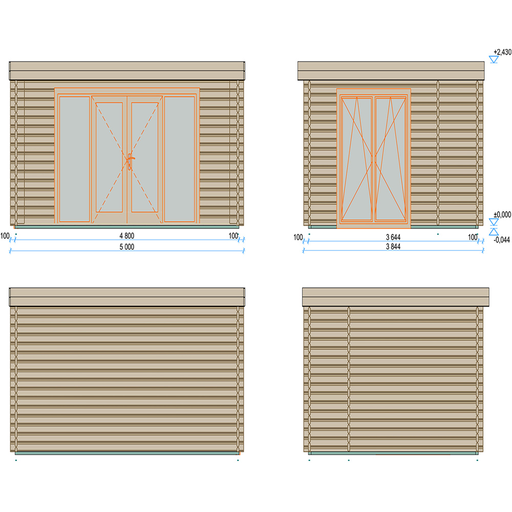 Shire Nuuk 16 x 13ft Log Cabin Image 9