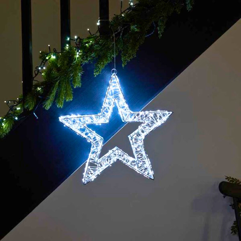 Samuel Alexander 1440 Cool White LED Light-Up Galaxy Star Christmas Decoration 50cm Image 3