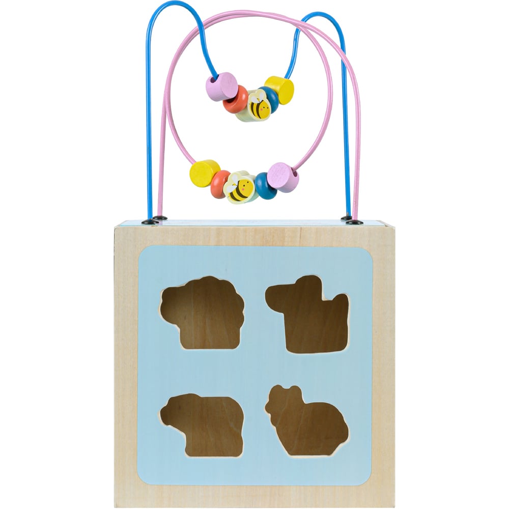 Teamson Kids Preschool Play Lab 4 Side Wooden Cube Image 4