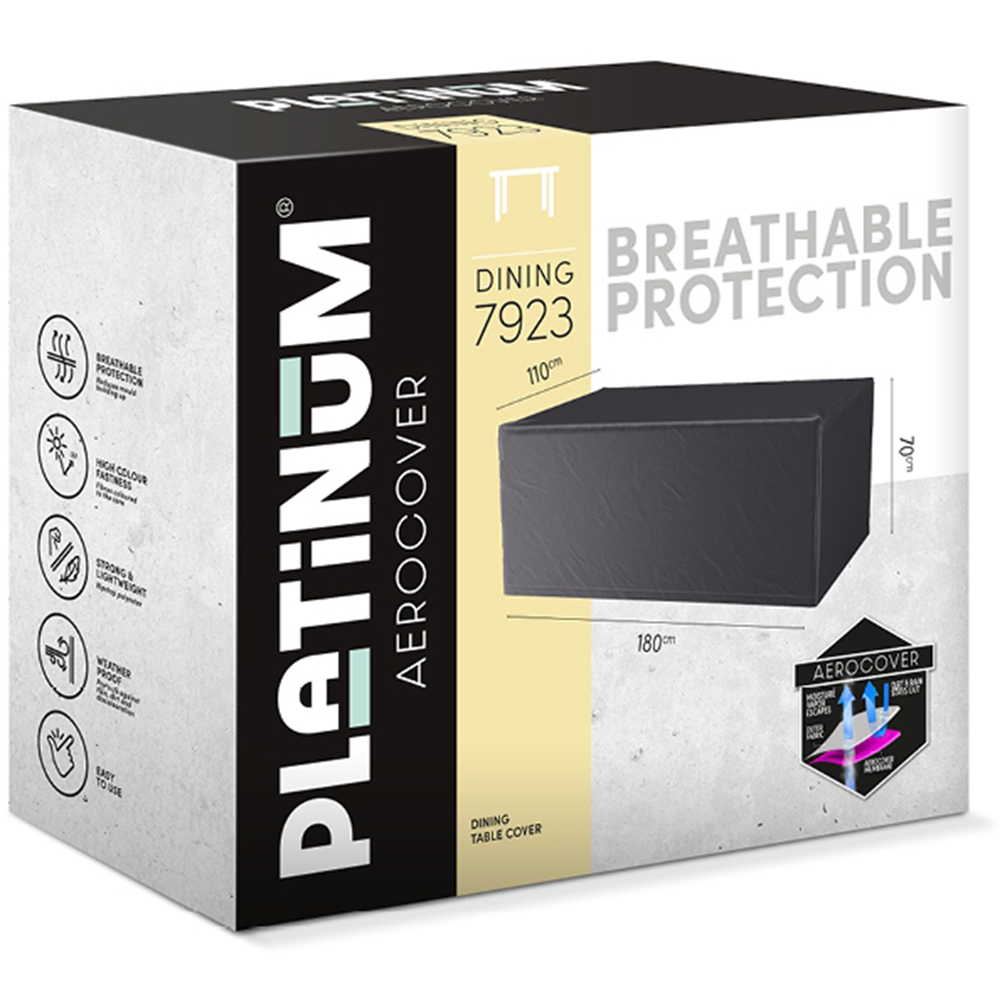 Platinum AeroCover Waterproof Outdoor Table Cover 70 x 180 x 110cm Image 2