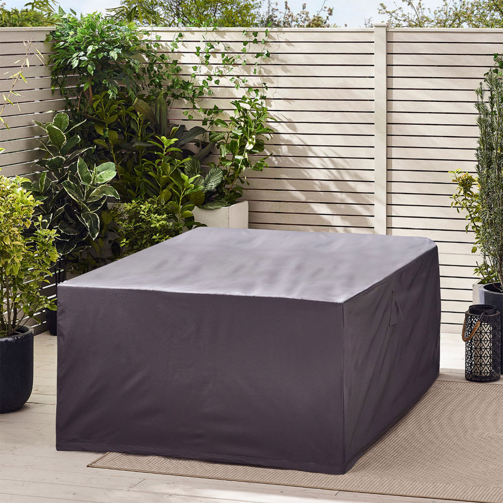 Furniturebox Asia 5 Seater Grey Outdoor Sofa Set Image 2