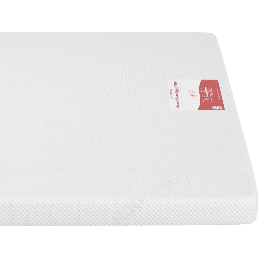 Visco Therapy King Size 7500 Memory Foam Mattress Topper 3 inch Image 4