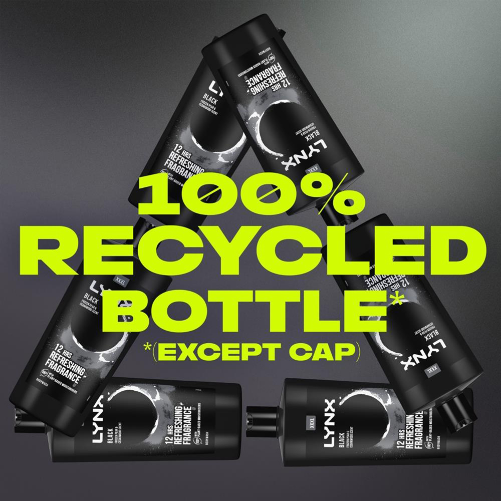 Lynx Black Frozen Pear and Cedarwood Shower Gel 700ml 6 Pack Image 7